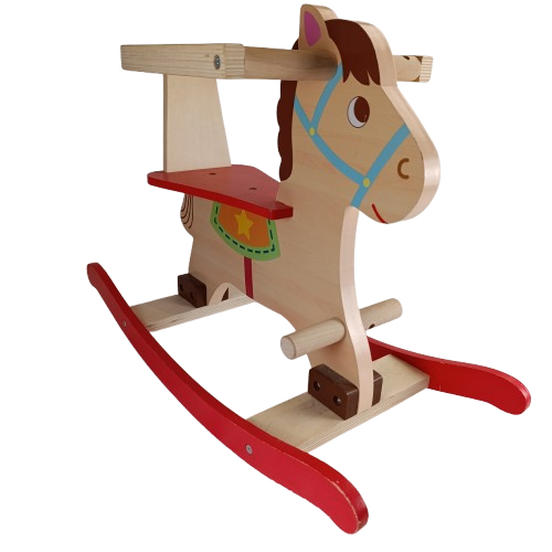 Cheval à bascule en bois Bon état - Vue 2 - 